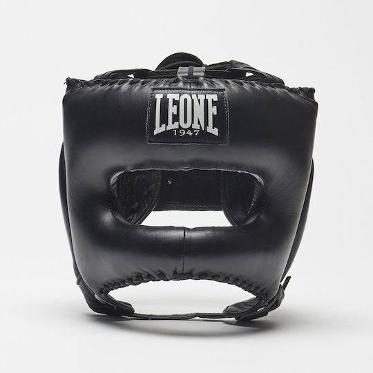 Leone 1947 Căști de box Adulți Față întreagă Din piele Negru