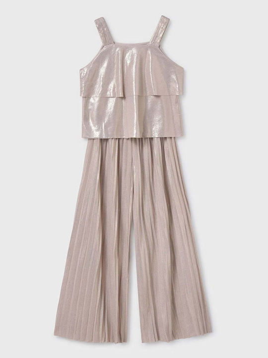 Kids' Set with Pants Summer 2pcs Coffee