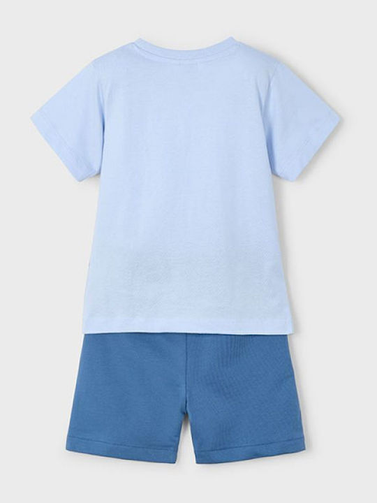 Kinder-Set mit Shorts Sommer 2Stück Light Blue Bluse