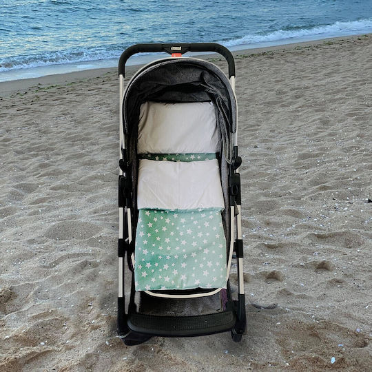 Σετ Προίκας Καροτσιού Πράσινο Blanket, Lightweight Bag, And Pillow