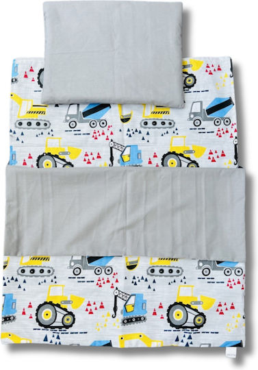 Комплект спално бельо за количка на количка Сив Blanket, Lightweight Bag, And Pillow
