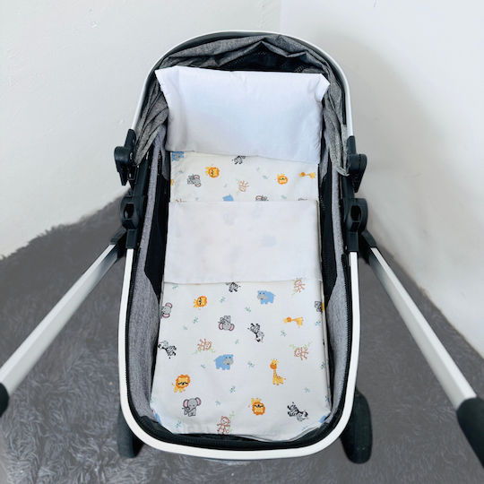 Комплект спално бельо за количка на количка Син Blanket, Lightweight Bag, And Pillow