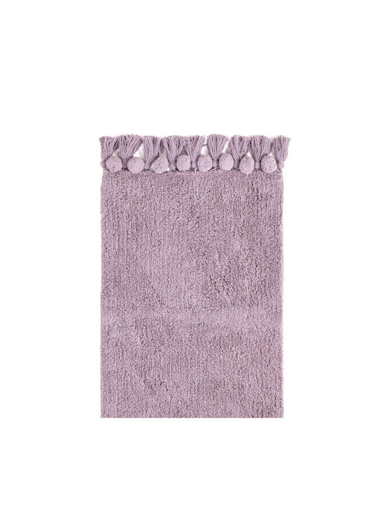 Nima Πατάκι Μπάνιου Βαμβακερό Fresh Pale Mauve 50x80εκ.
