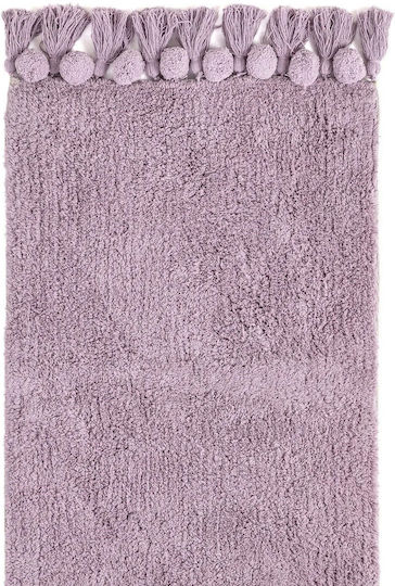 Nima Badematte Baumwolle Rechteckig Fresh Pale Mauve 50x80cm