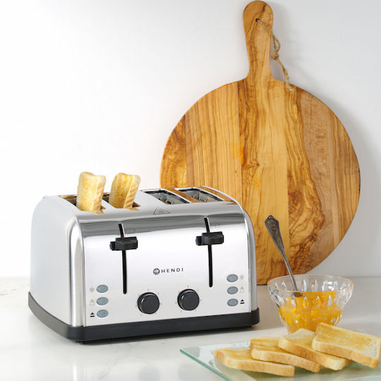 Hendi Φρυγανιέρα 4 Θέσεων 1800W Inox