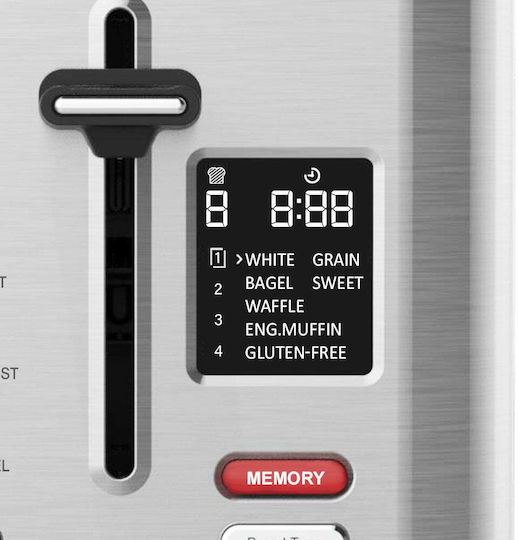 Gastroback Digital 2S Φρυγανιέρα 2 Θέσεων 950W Inox