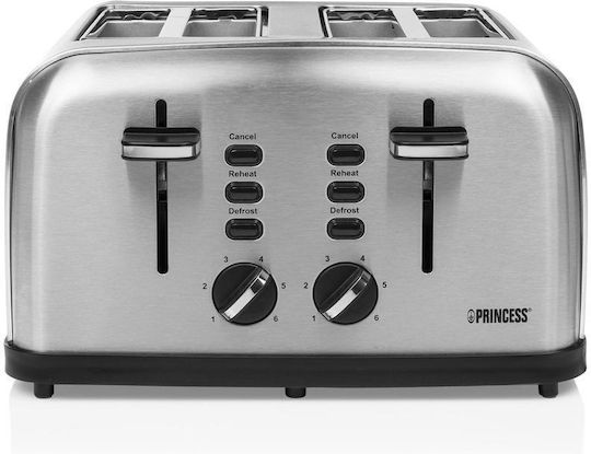 Princess 142355 Φρυγανιέρα 4 Θέσεων 1750W Inox