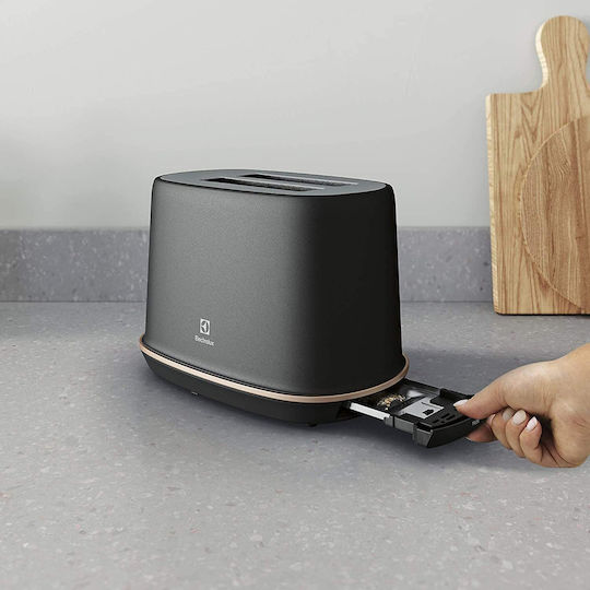 Electrolux Φρυγανιέρα 2 Θέσεων 980W Γκρι