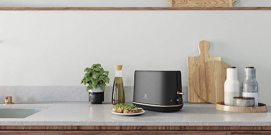 Electrolux Φρυγανιέρα 2 Θέσεων 980W Γκρι
