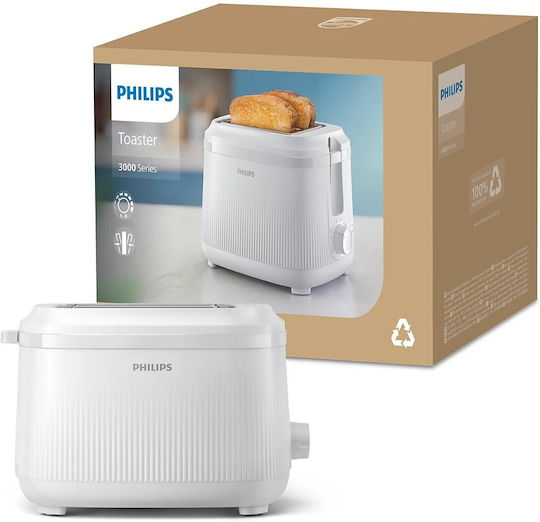 Philips 3000 Toaster 2 Slots 900W White