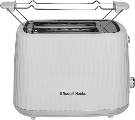 Russell Hobbs Prăjitor de pâine 2 sloturi 800W Alb