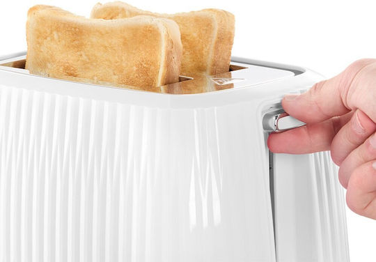 Russell Hobbs Prăjitor de pâine 2 sloturi 800W Alb