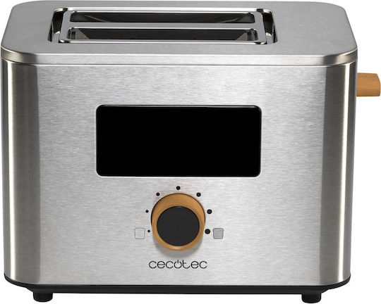 Cecotec Touch&Toast Double Тостер Двуместна 950W Сив