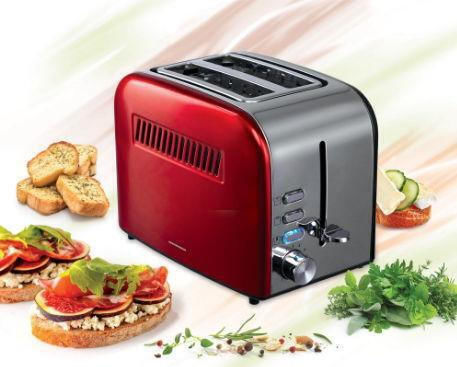 Heinner Φρυγανιέρα 2 Θέσεων 850W Κόκκινη