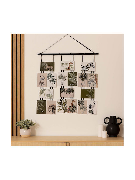 Atmosphera Multi Wall-Mounted Picture Frame 18 Pieces Plastic with Multicolour Frame