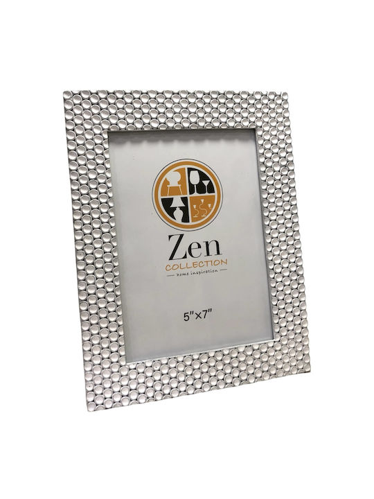 Zen Collection Κορνίζα Πλαστική με Λευκό Πλαίσιο