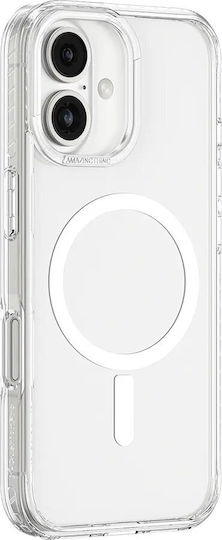 AmazingThing Задна корица Силикон / Пластмаса Прозрачен (iPhone 16)
