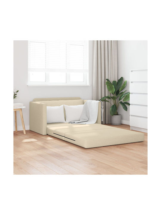 Canapea Cu Două Locuri Pat Crem 124x71x78cm