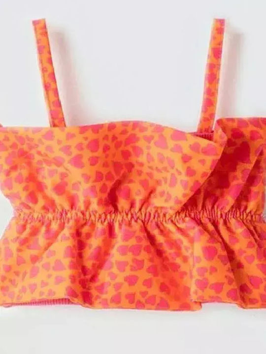 Set pentru copii cu șorturi Vară 2buc Orange/Fuchsia