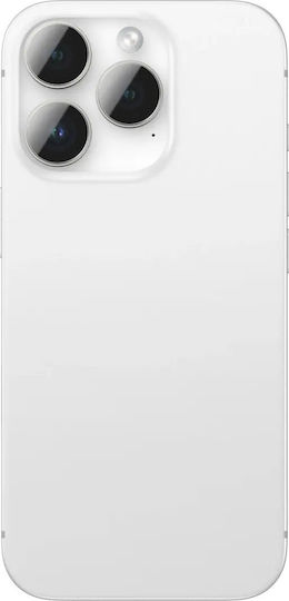 AmazingThing Camera Protection Tempered Glass Silver for the iPhone 16 Pro, iPhone 16 Pro Max
