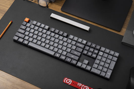 Keychron K5 Max Wireless Gaming Mechanical Keyboard with Gateron Low Profile Red switches and RGB lighting (English US)