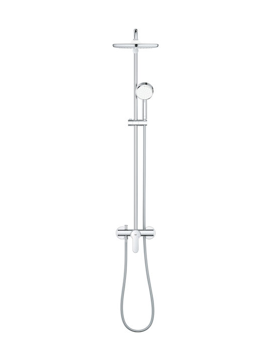 Grohe Tempesta Cosmopilitan Стълб за душ с Батерия Сребрист