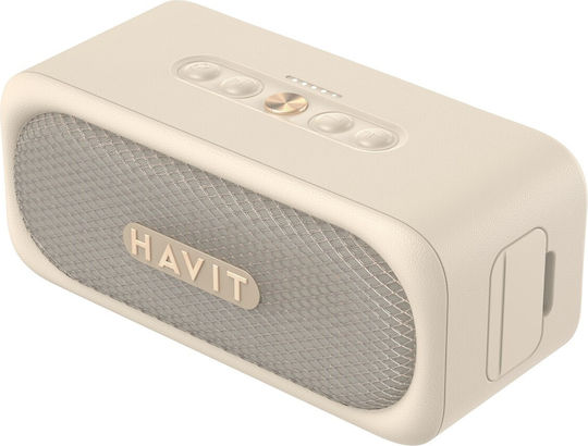 Havit SK905BT Αδιάβροχο Ηχείο Bluetooth 20W με Διάρκεια Μπαταρίας έως 25 ώρες Μπεζ