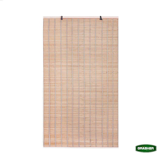 Grasher Shade Blind Bamboo in Brown Color L120xH180cm