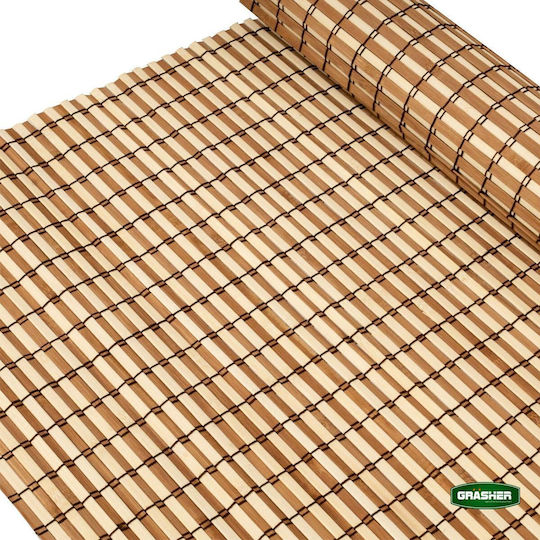 Grasher Shade Blind Bamboo in Brown Color L120xH180cm