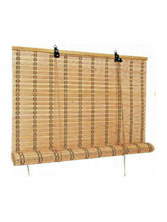 Grasher Shade Blind Bamboo in Brown Color L120xH180cm
