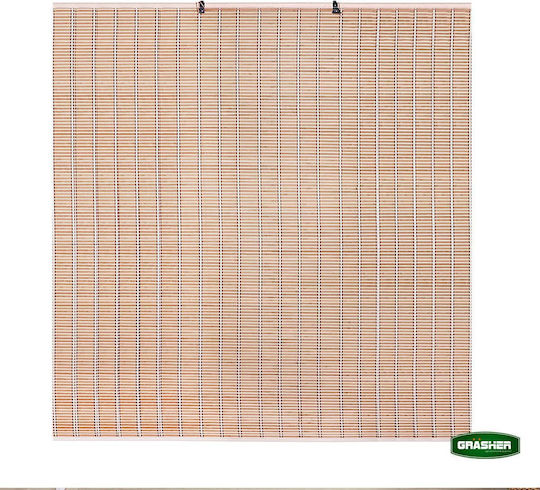 Grasher Bamboo Shading Blind In Brown Colour W80xH180cm