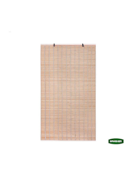 Grasher Shade Blind Bamboo in Brown Color L120xH180cm