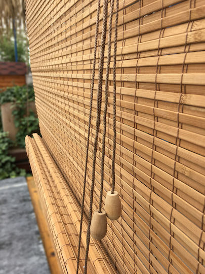 Woodware Stor de Umbrire Bambus în Culoarea Maro L180xH220buc
