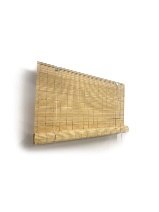 Woodware Στόρι Σκίασης Μπαμπού σε Μπεζ Χρώμα Π100xΥ220εκ.