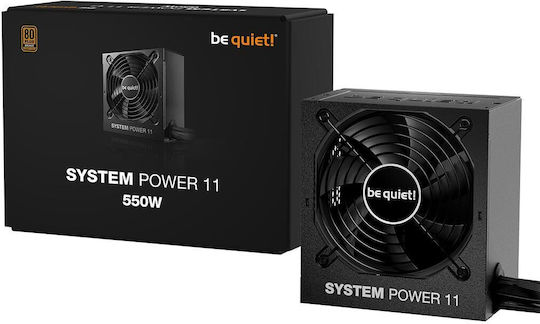 Be Quiet System Power 11 550W Μαύρο Τροφοδοτικό Υπολογιστή Full Wired 80 Plus Bronze