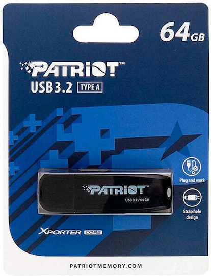 Patriot Xporter 64GB USB 3.2 Stick Negru