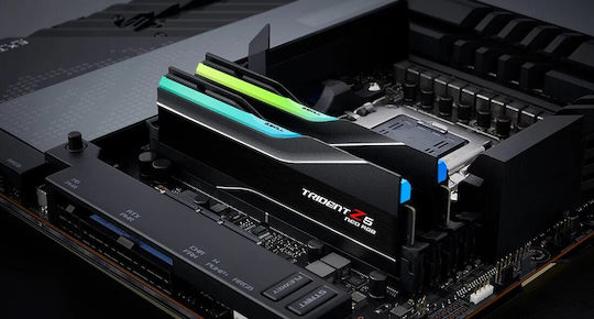 G.Skill Trident Z5 Neo 64GB DDR5 RAM с 2 модула (2x32GB) и Скорост 6000 за Настолен Компютър