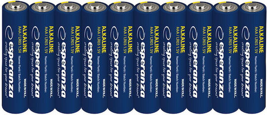 Esperanza Alkaline Batterien AAA 1.5V 10Stück