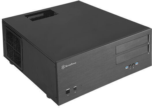 Silverstone GD08 Home Theater Κουτί Υπολογιστή Μαύρο