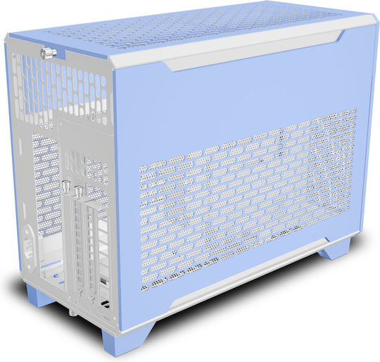 Thermaltake TR100 Мини Кула Компютърна Кутия Хидранджия Синя