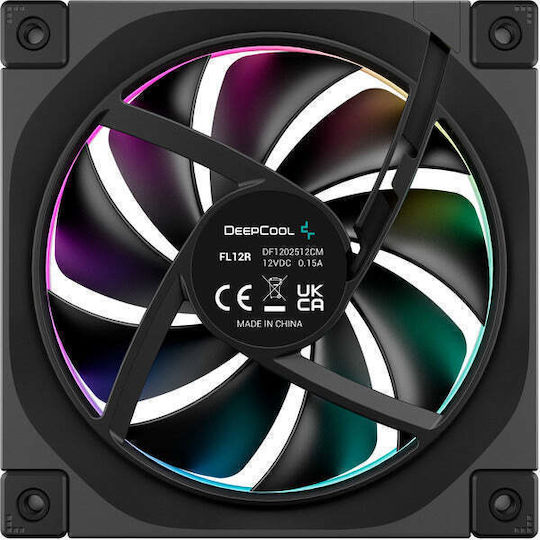 Deepcool FL12R Umkehrklinge Gehäuselüfter 120mm 2150rpm 55cfm Ohne LEDs Beleuchtung
