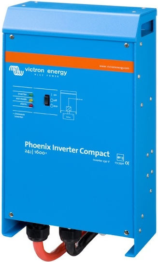 Victron Energy Phoenix Compact C24/1600 VE.Bus Pure Sine Wave Inverter Power Supply with Nominal Input Voltage 24V Single Phase CIN242160000