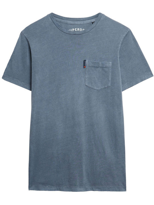 D2 Ovin T-shirt Blue, Washed Faded Navy