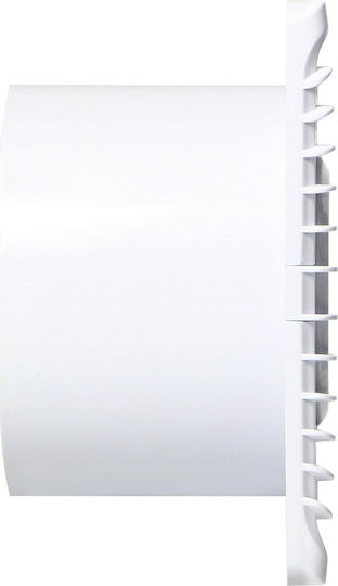 Orno Wall-mounted Ventilator Bathroom 125mm White