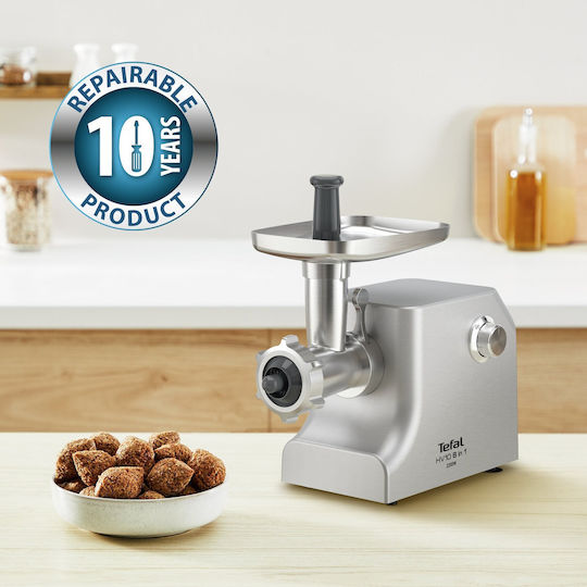 Tefal Μηχανή Άλεσης Κιμά / Ντομάτας 2200W Ασημί