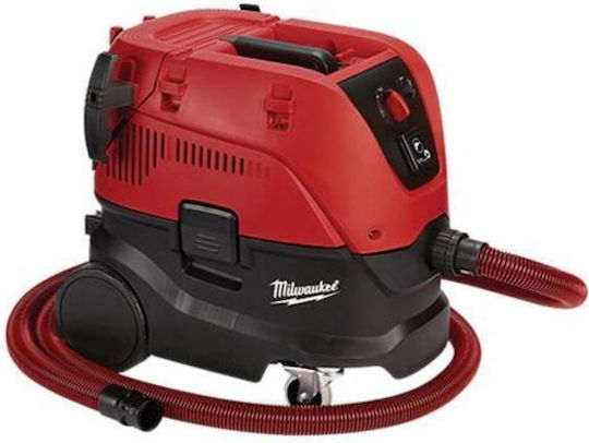 Milwaukee AS 30 LAC Σκούπα Υγρών / Στερεών 1200W με Πλαστικό Κάδο 30lt