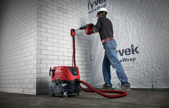 Milwaukee AS 30 LAC Σκούπα Υγρών / Στερεών 1200W με Πλαστικό Κάδο 30lt