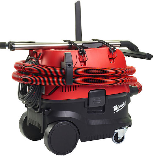 Milwaukee AS 30 LAC Σκούπα Υγρών / Στερεών 1200W με Πλαστικό Κάδο 30lt