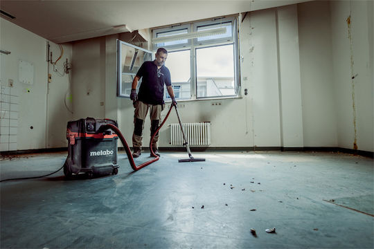 Metabo ASA 30 M PC Σκούπα Υγρών / Στερεών 1200W με Πλαστικό Κάδο 30lt