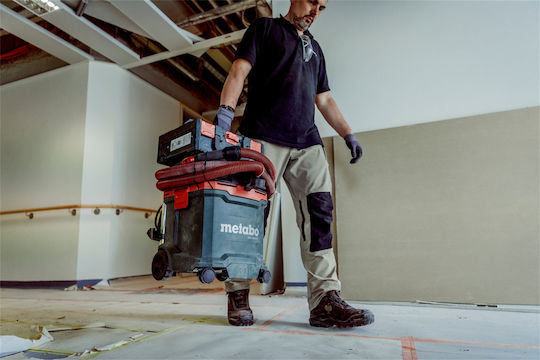 Metabo ASA 30 M PC Σκούπα Υγρών / Στερεών 1200W με Πλαστικό Κάδο 30lt